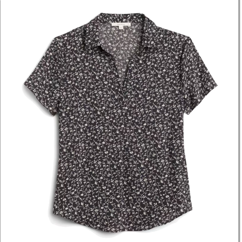Kamiyah Collared Grey Blouse